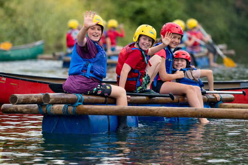 Scouts on the water